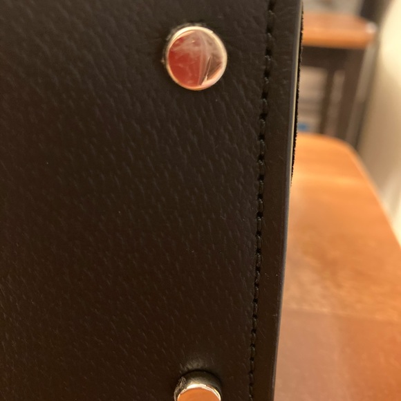 EUC Kate Spade black Thompson Street velvet Sam crossbody purse looks brand new - Picture 9 of 16